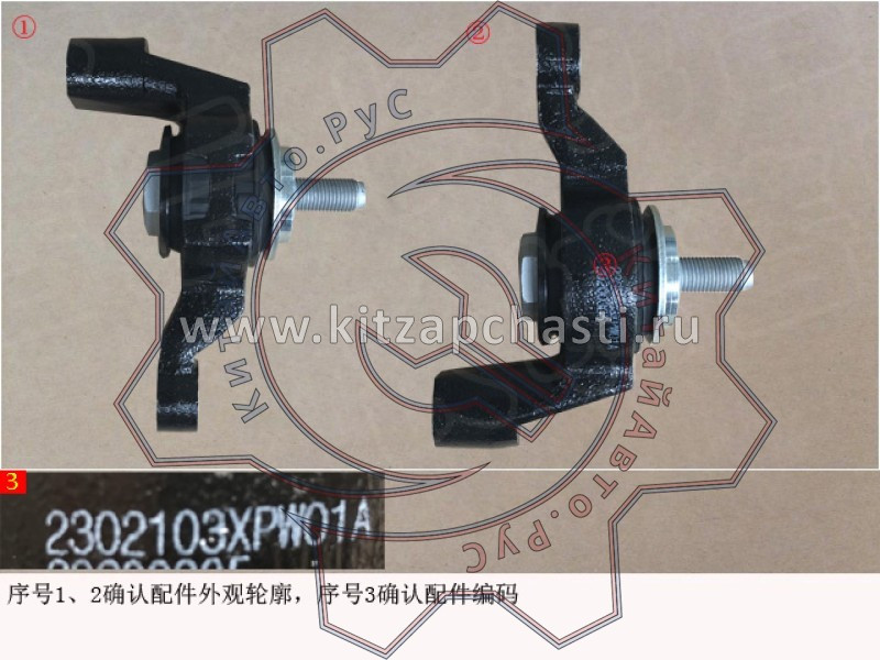 Кронштейн крепления переднего редуктора ЗАДНИЙ TANK 500 2302103XPW01A